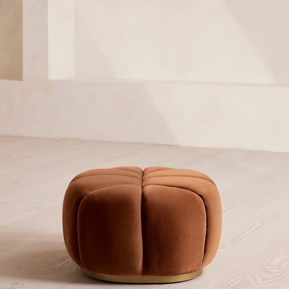 Garret Footstool - Velvet Cinnamon - UK - Images - Image 3