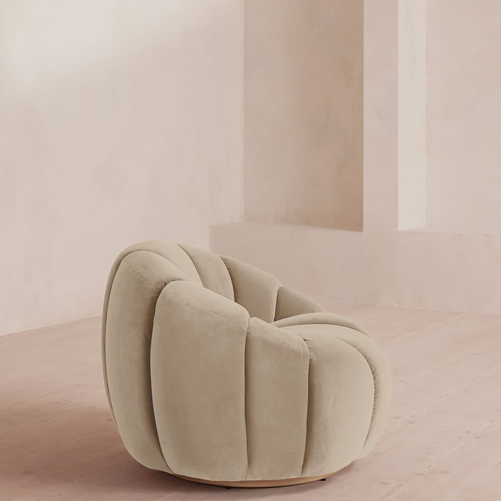 Garret Chair - Velvet - Oyster - US - Images - Image 3