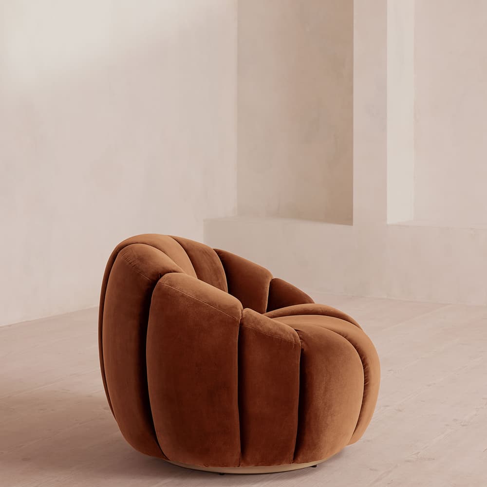 Garret Chair - Velvet - Cinnamon - UK - Images - Image 3