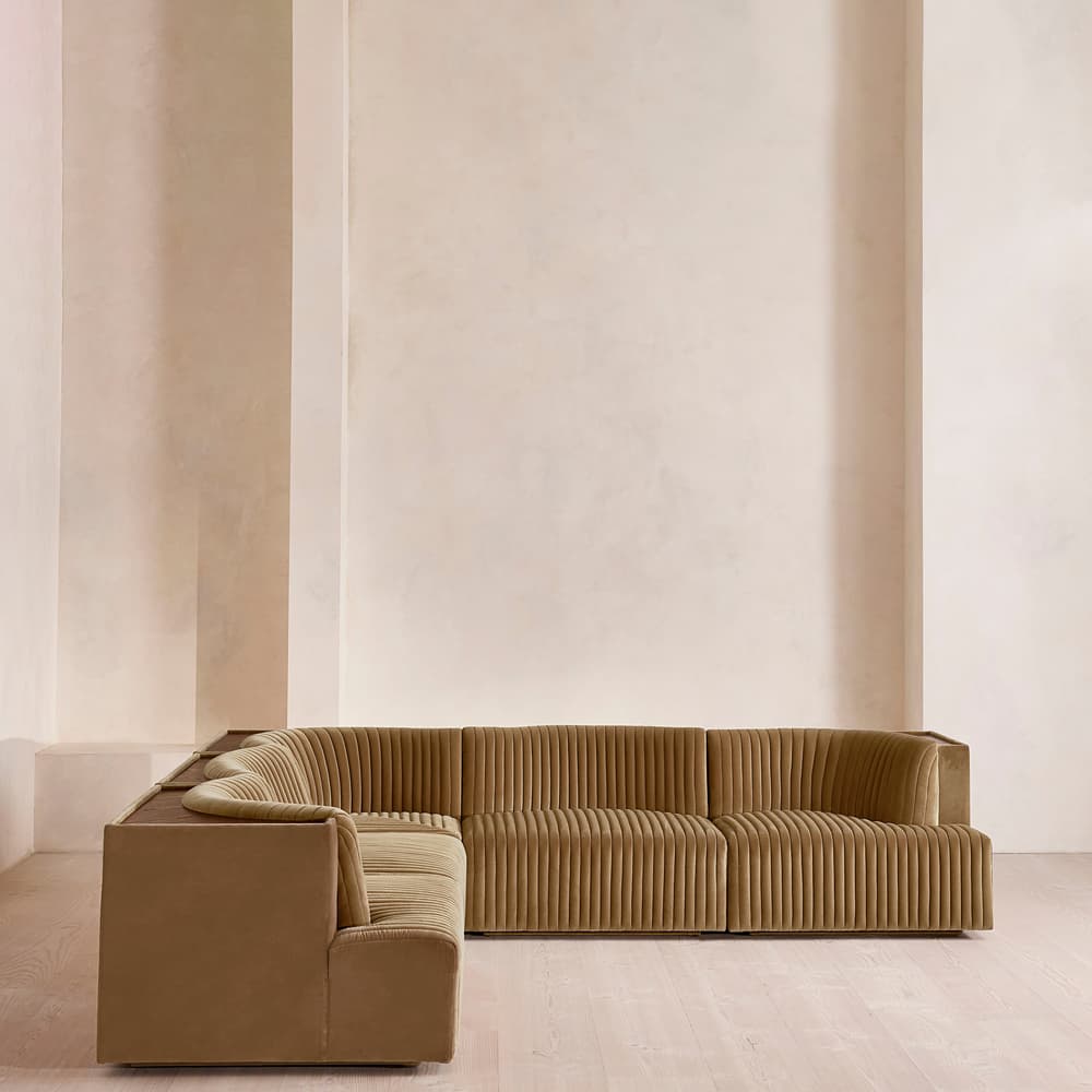 Hamish Modular Sofa - Corner Sofa - Velvet - Truffle - UK - Images - Image 3