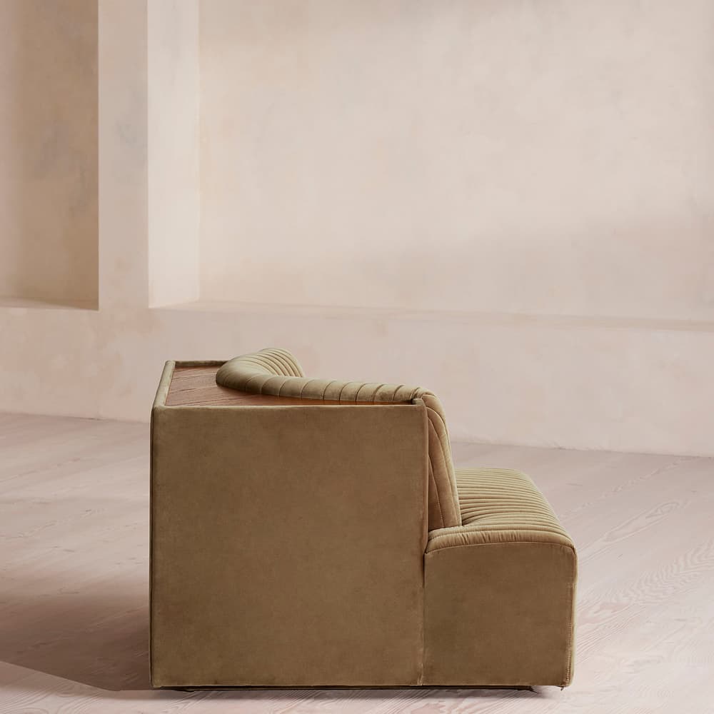 Hamish Modular Sofa - Corner Module - Velvet - Truffle - UK - Image 3