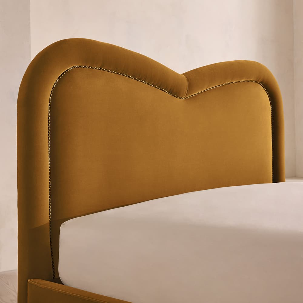 Keira Bed - Super king - Velvet - Mustard - UK - Images - Image 3