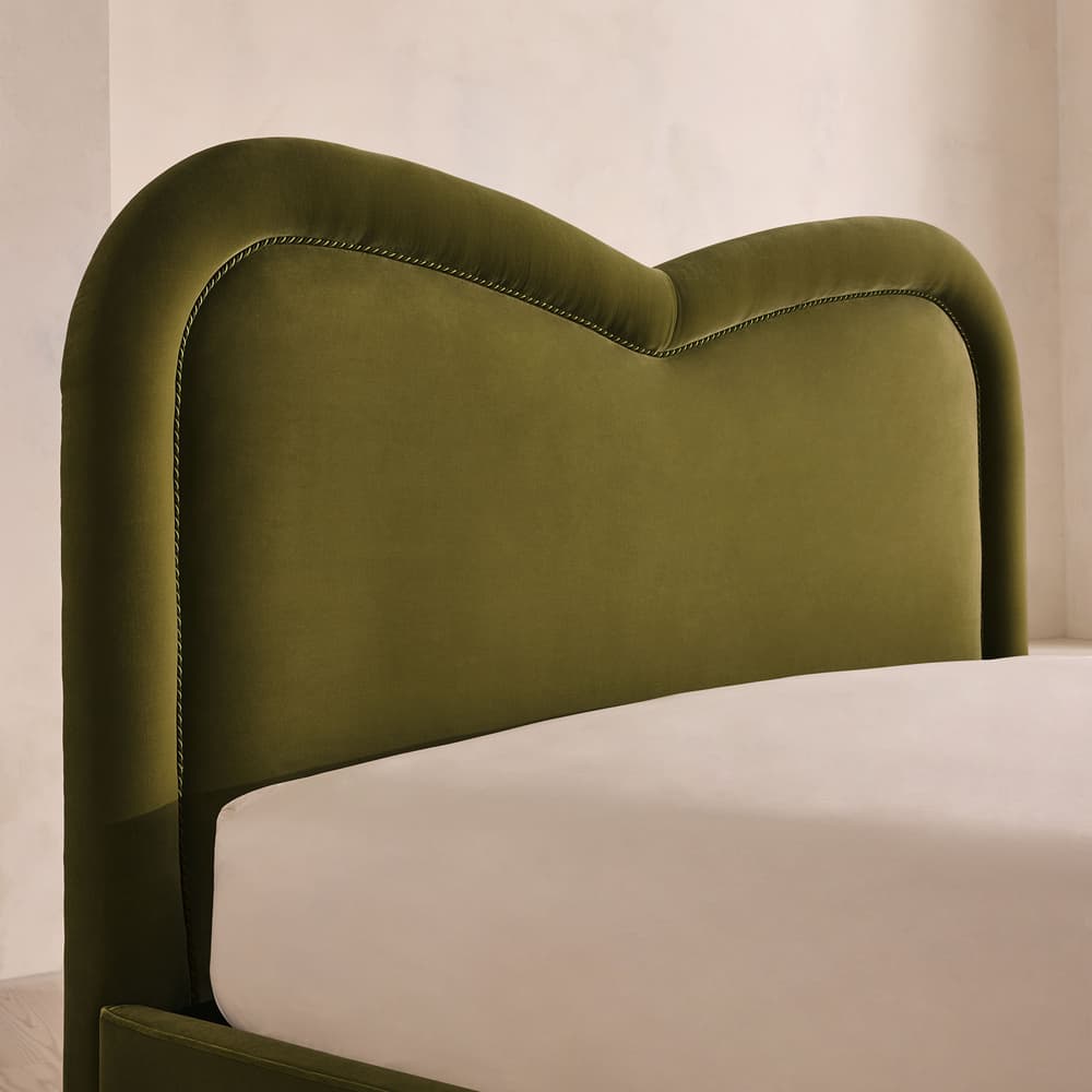 Keira Bed - Super king - Velvet - Olive - UK - Images - Image 3