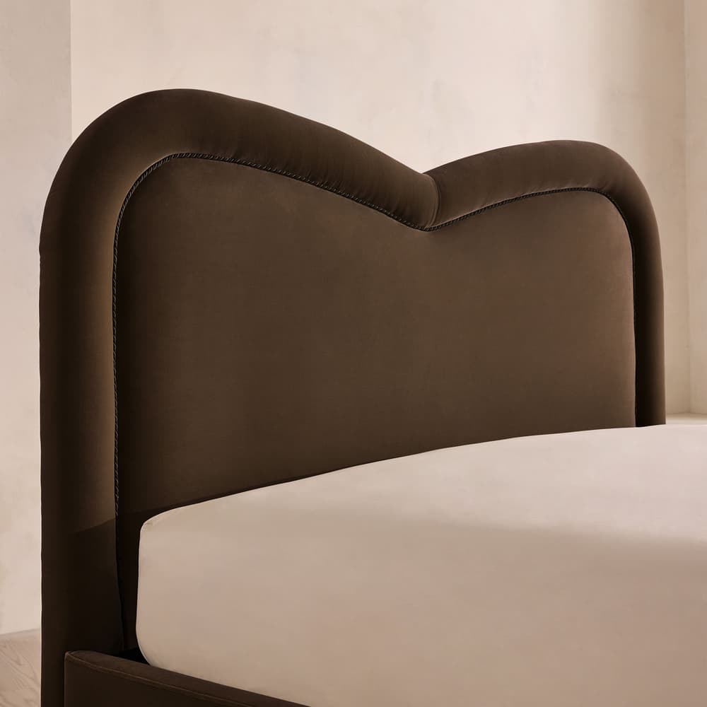 Keira Bed - Super king - Velvet - Chocolate - UK - Images - Image 3