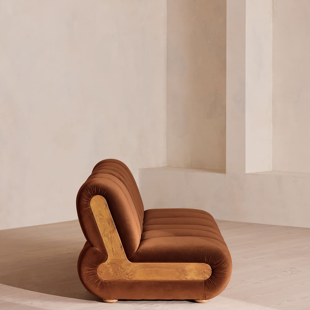 Noelle Modular Sofa - Four Seater - Velvet - Cinnamon - UK - Images - Image 3