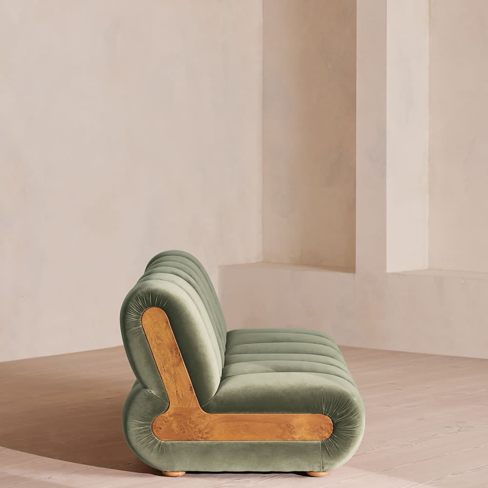 Noelle Modular Sofa - Four Seater - Velvet - Seafoam - UK - Images - Image 3