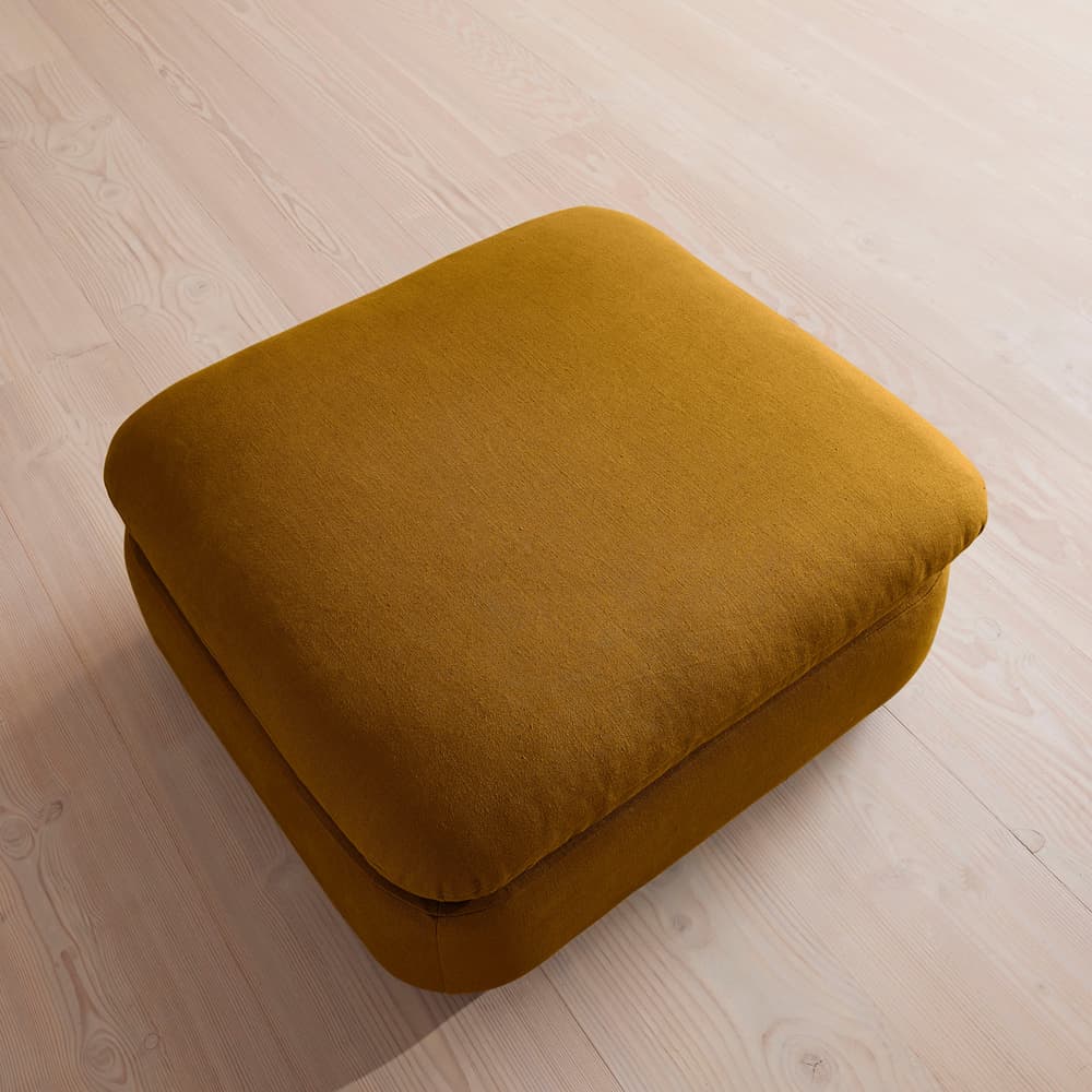 Rava Ottoman - Linen - Turmeric - UK - Images - Image 3