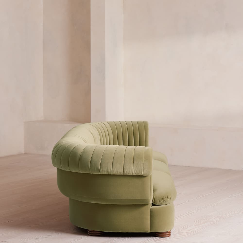 Rava Modular Sofa - Four Seater - Velvet - Lichen - Images - Image 3