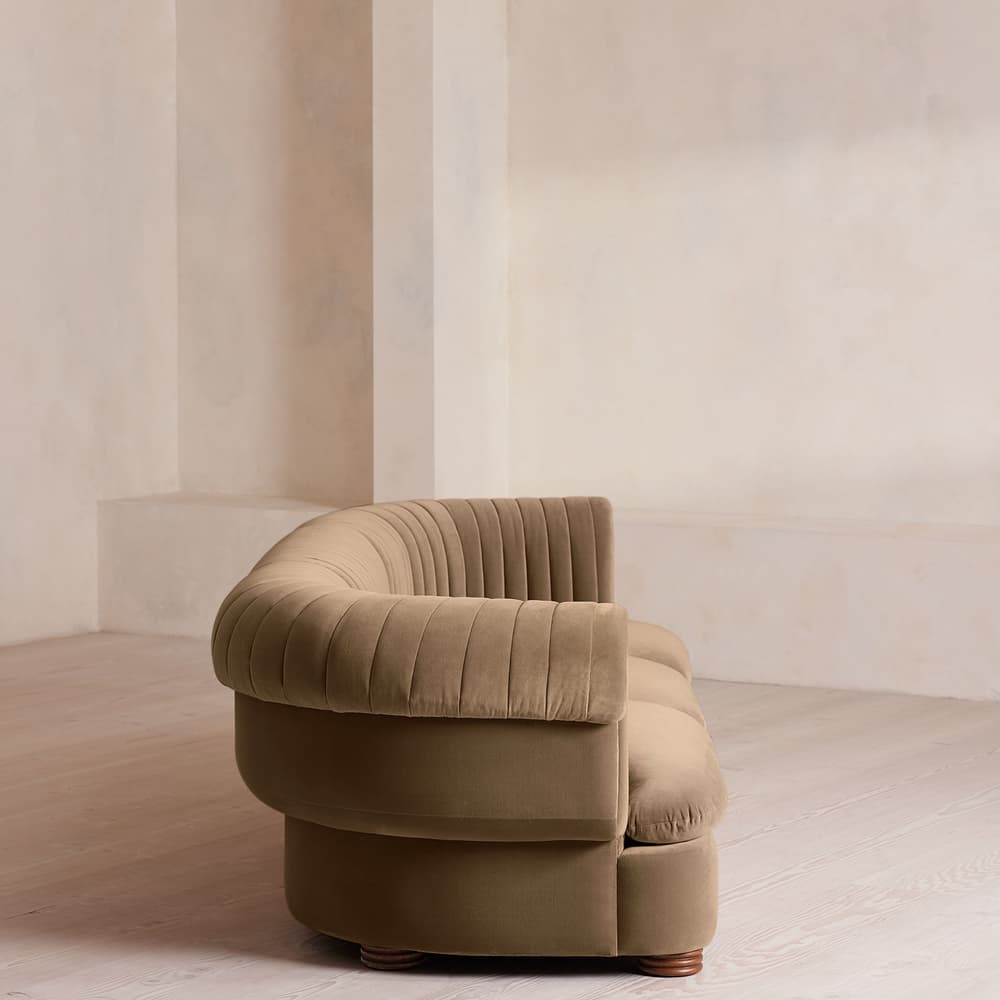 Rava Modular Sofa - Four Seater - Velvet - Truffle - UK - Images - Image 3