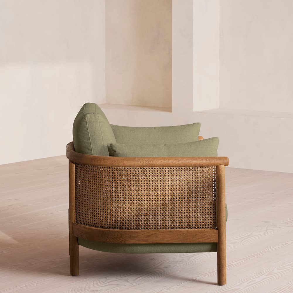 Sydney Armchair - Linen - Sage - Images - Image 3