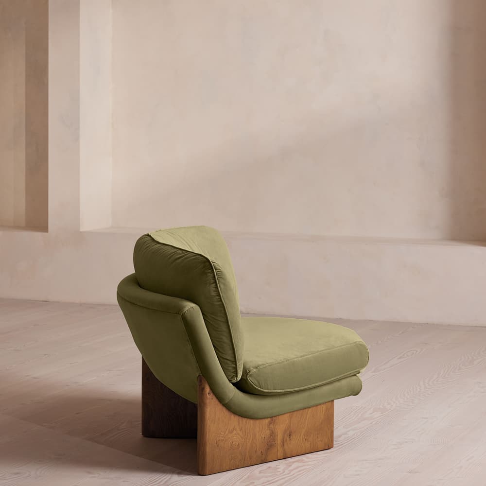 Tellis Corner Chair - Velvet - Lichen - UK - Images - Image 3