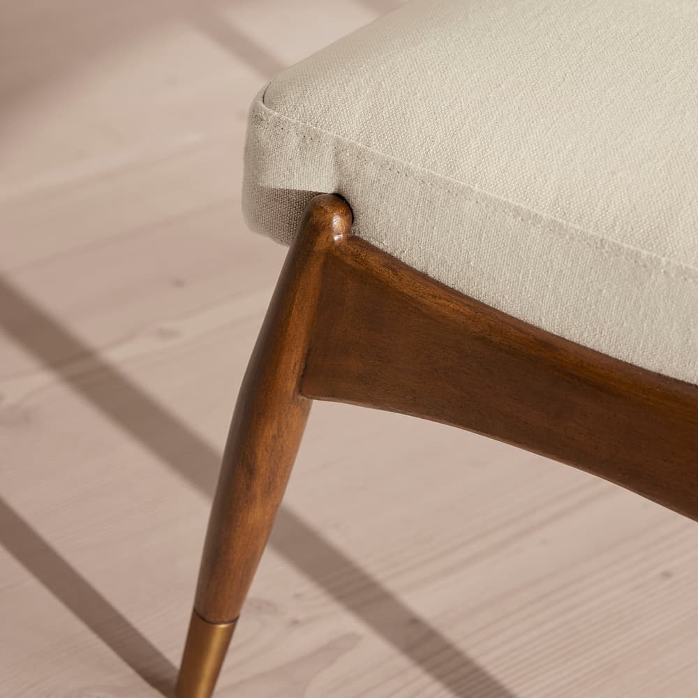 Theodore Footstool - Linen - Bisque - US - Images - Image 3