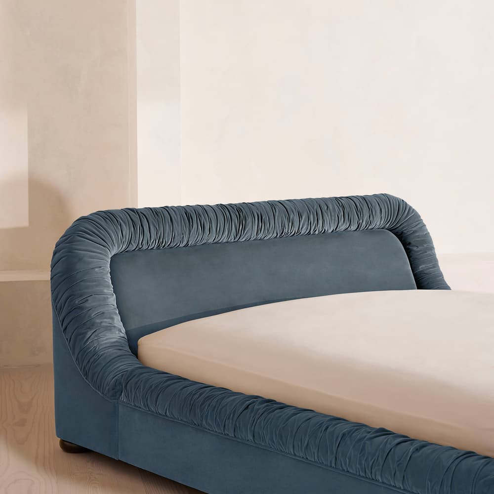 Vara Bed - Emperor - Velvet - Grey Blue - Images - Image 3