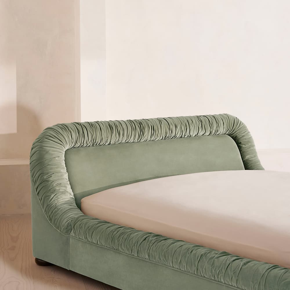 Vara Bed - King - Velvet - Seafoam - US - Images - Image 3