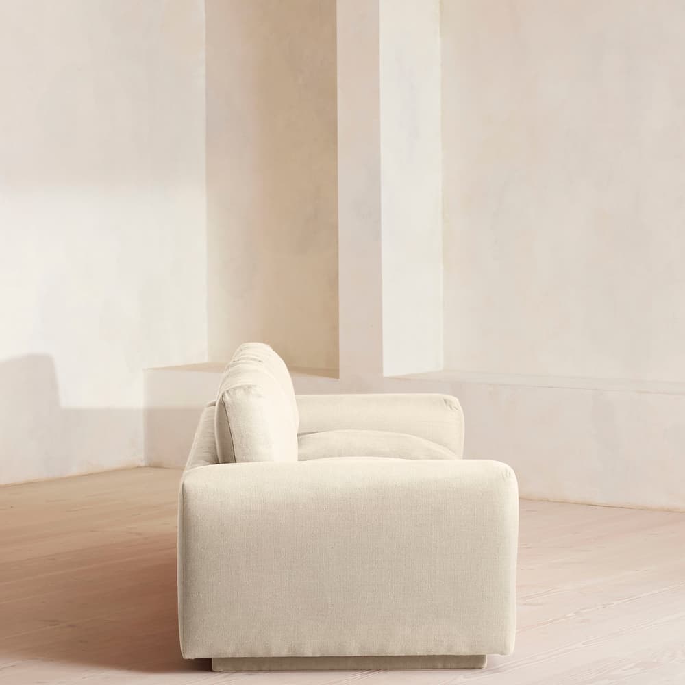 Mossley Three Seater Sofa - Linen - Bisque - US - Images - Image 3