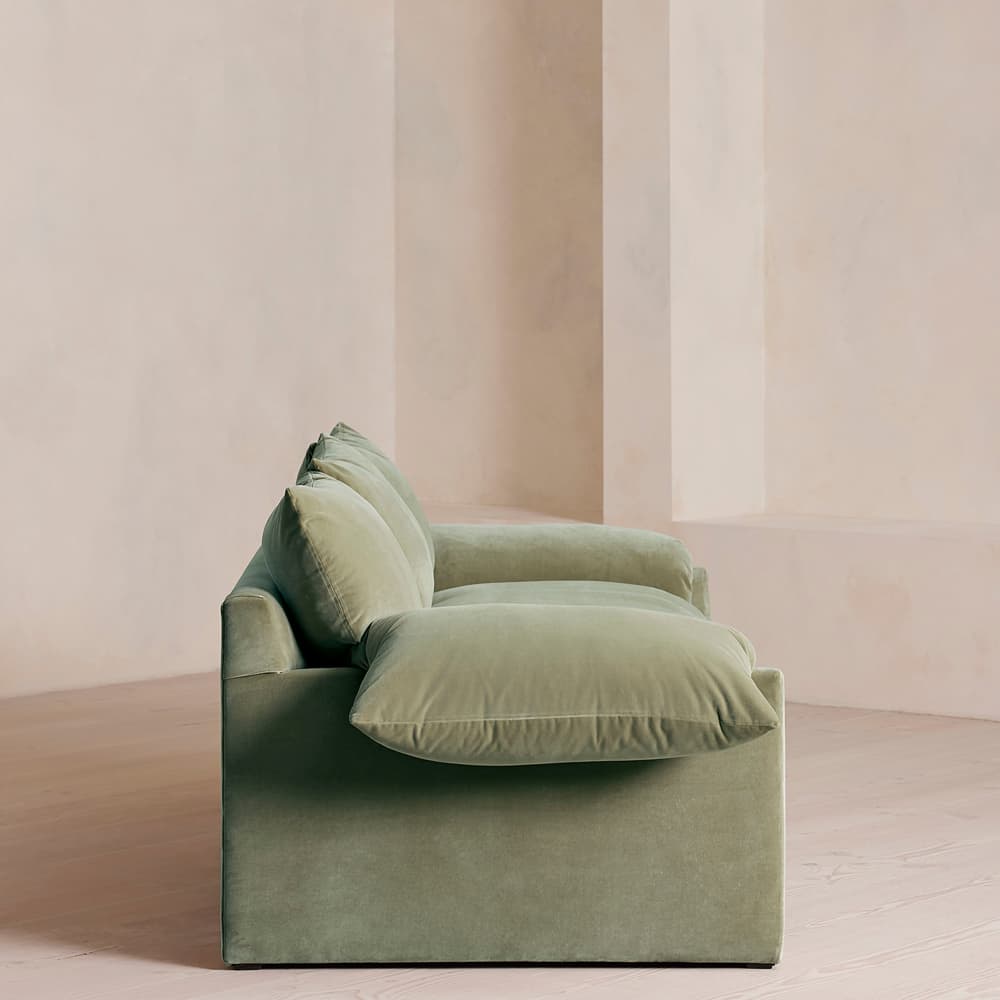 Wyatt Three Seater Sofa - Velvet - Seafoam - UK - Images - Image 3