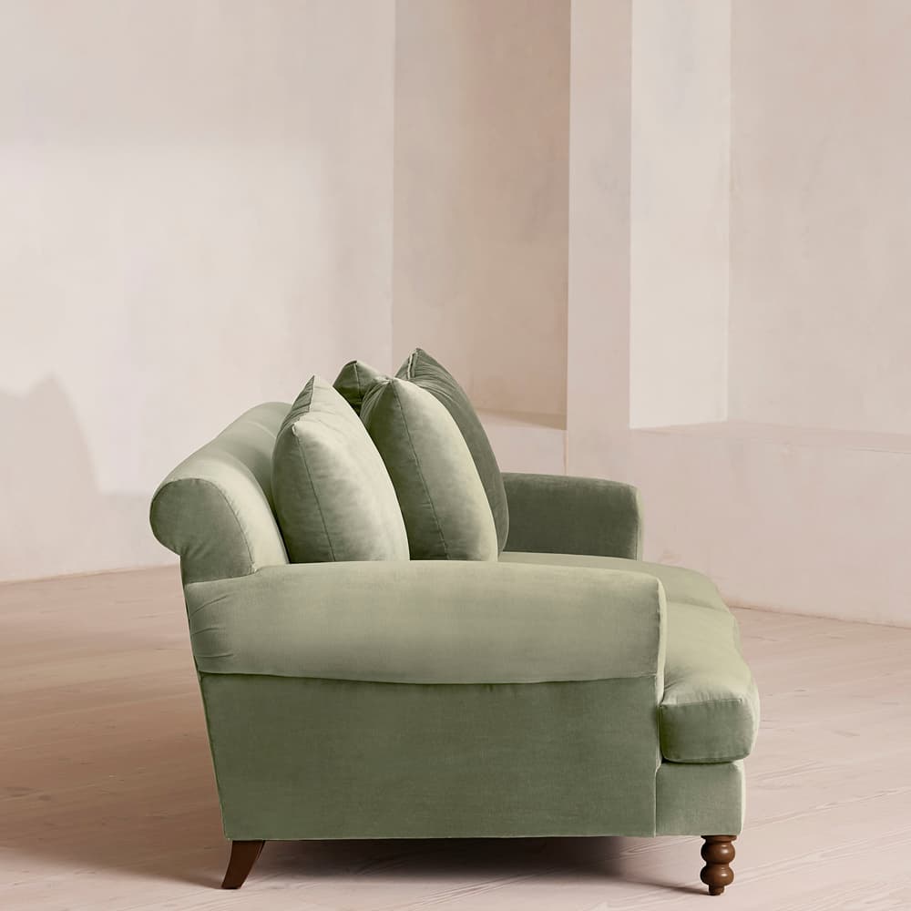 Audrey Two Seater Sofa - Velvet - Seafoam - US - Images - Image 3