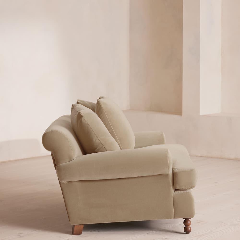 Audrey Loveseat - Velvet - Oyster - US - Images - Image 3