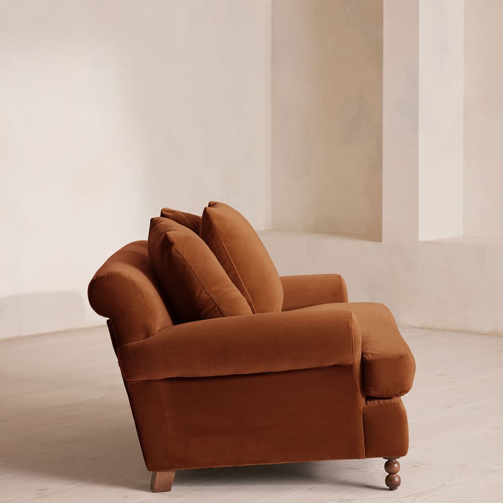 Audrey Loveseat - Velvet - Cinnamon - UK - Images - Image 3