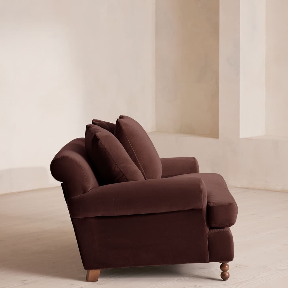 Audrey Loveseat - Velvet - Aubergine - US - Images - Image 3