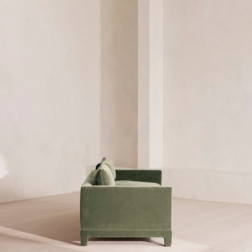 Ashford Three Seater Sofa - Velvet - Seafoam - UK - Images - Image 3
