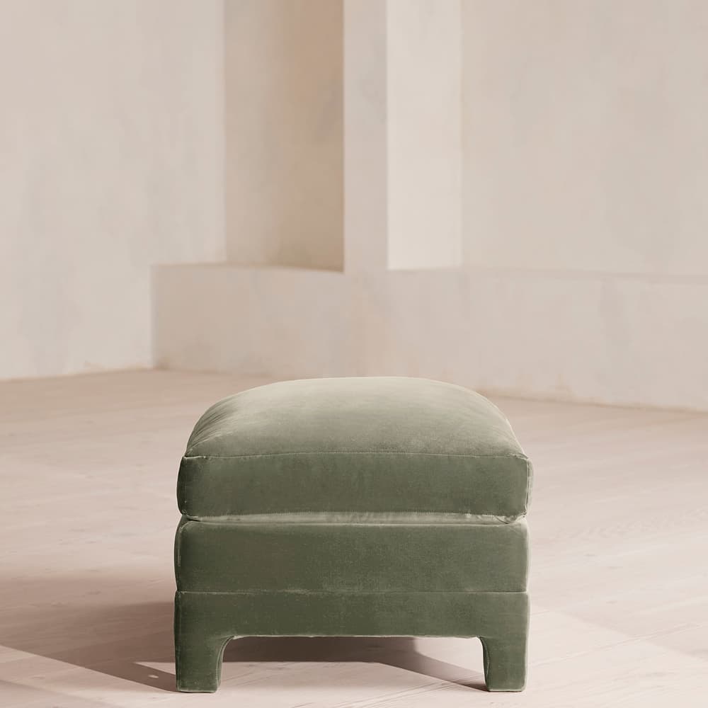Ashford Ottoman - Velvet - Seafoam - UK - Images - Image 3