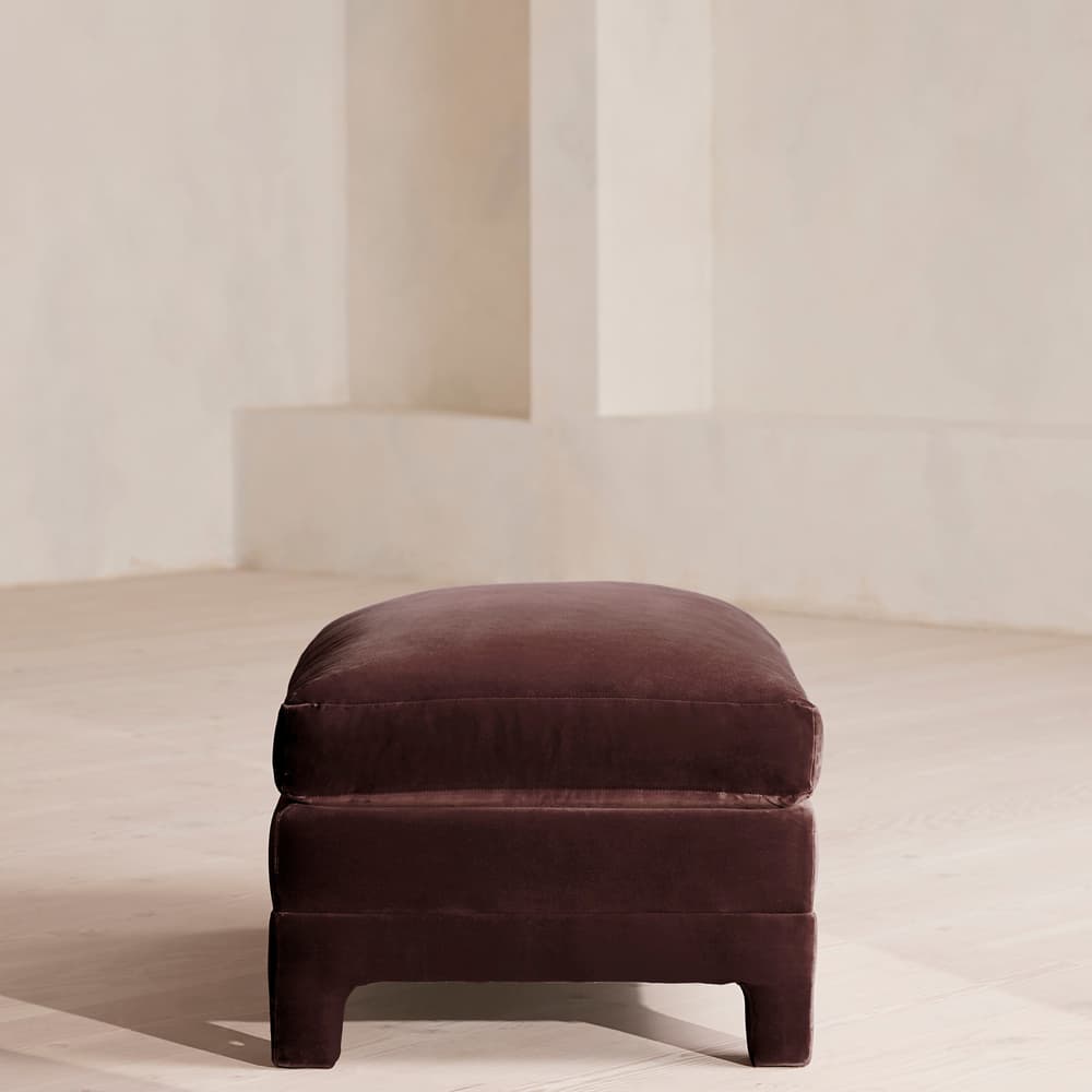 Ashford Ottoman - Velvet - Aubergine - UK - Images - Image 3