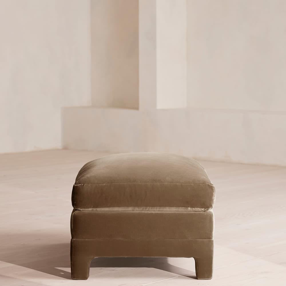 Ashford Ottoman - Velvet - Truffle - UK - Images - Image 3