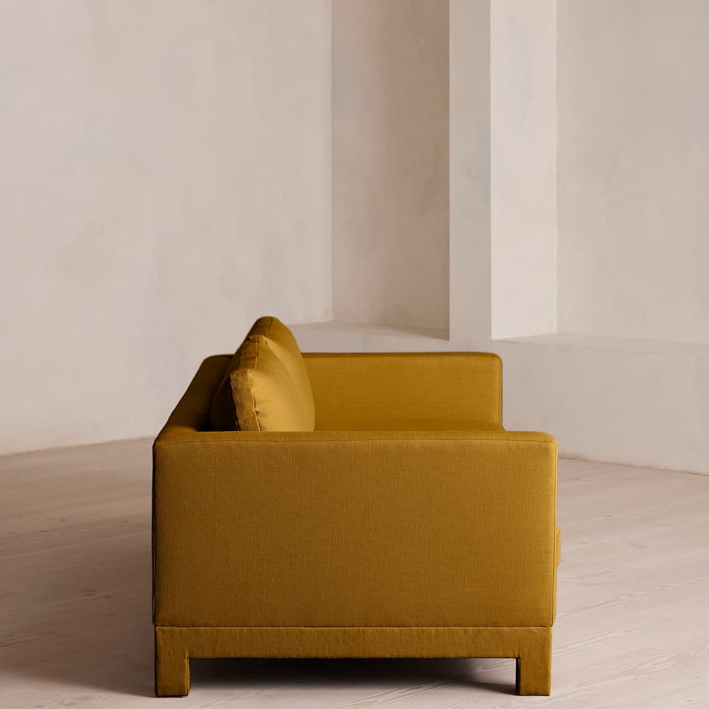 Ashford Ottoman - Linen - Turmeric - UK - Images - Image 3