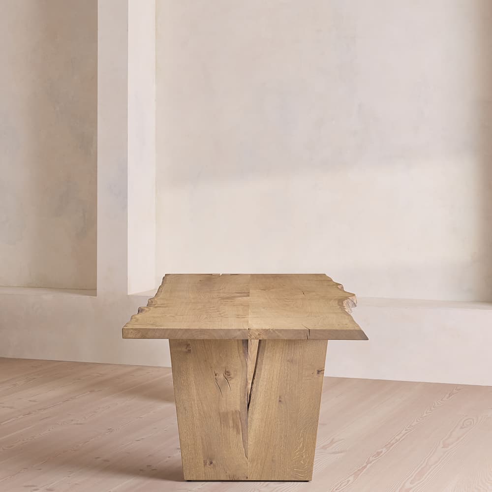 Calne Dining Table - Light Oak - 240cm - Images - Image 3