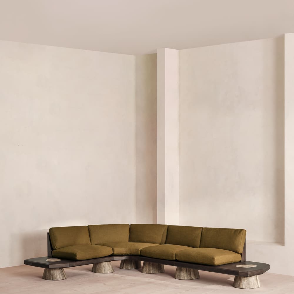 Torno Sectional Sofa - Wool Linen - Ochre - US - Listing - Image 3