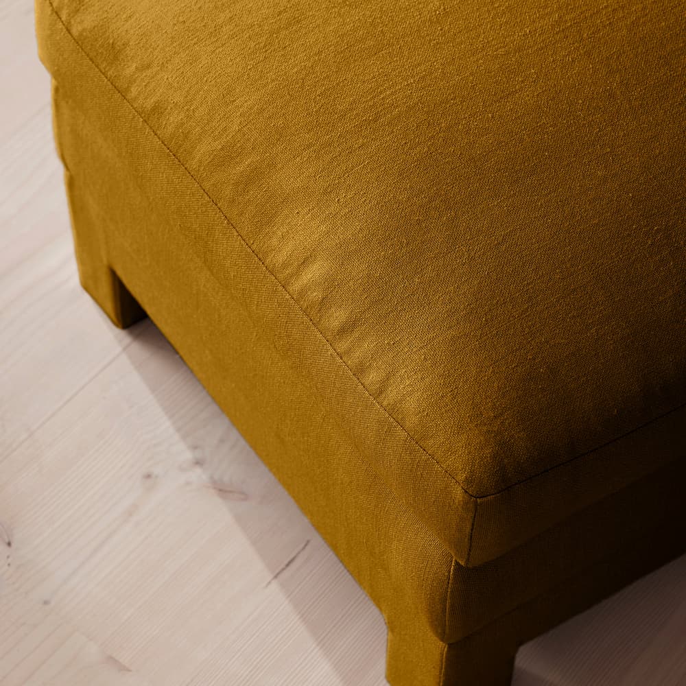 Ashford Ottoman - Linen - Turmeric - UK - Images - Image 3
