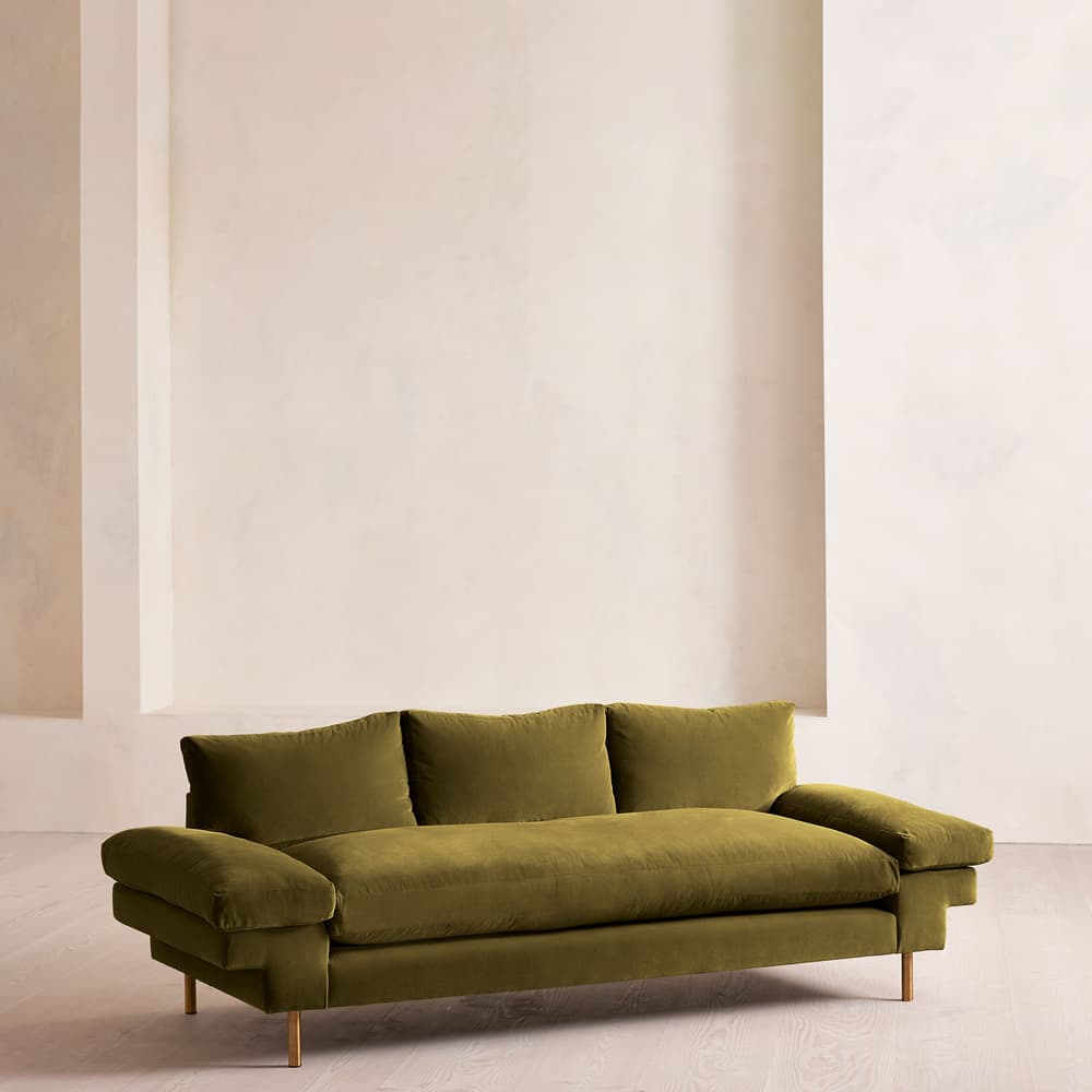 Bristol Sofa - Velvet - Olive - Listing - Image 3