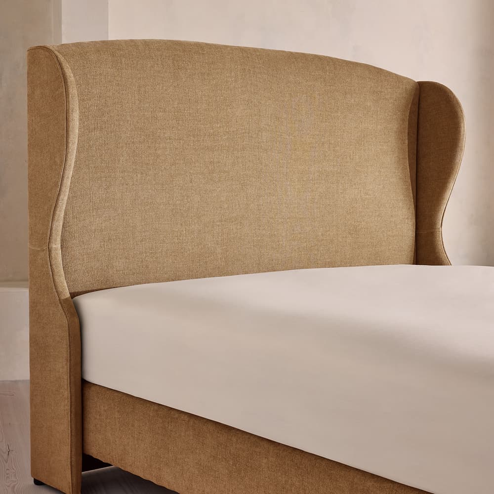 Rivas Bed - King - Linen Chenille - Sand - Images - Image 3