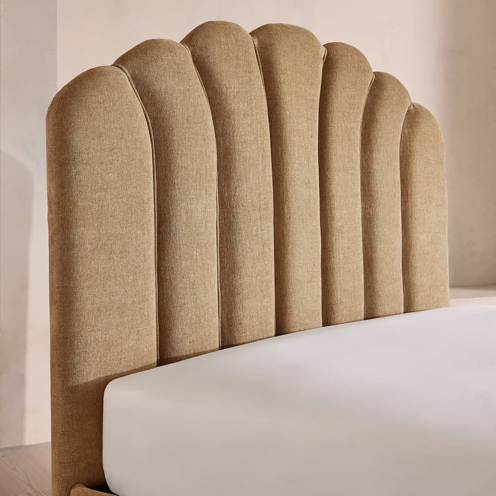 Manette Bed - Full - Linen Chenille - Sand - US - Images - Image 3