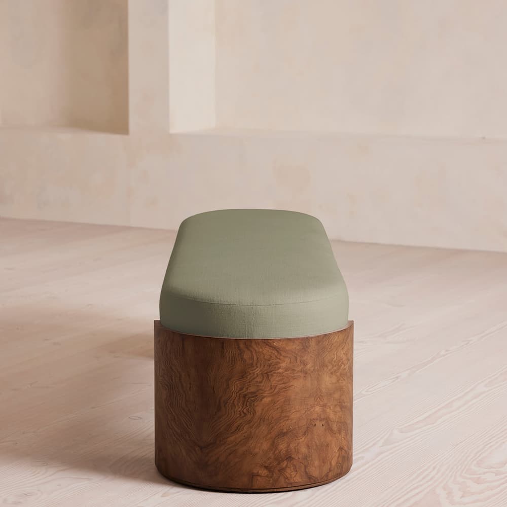 Lukas Bench - Linen - Sage - Images - Image 3
