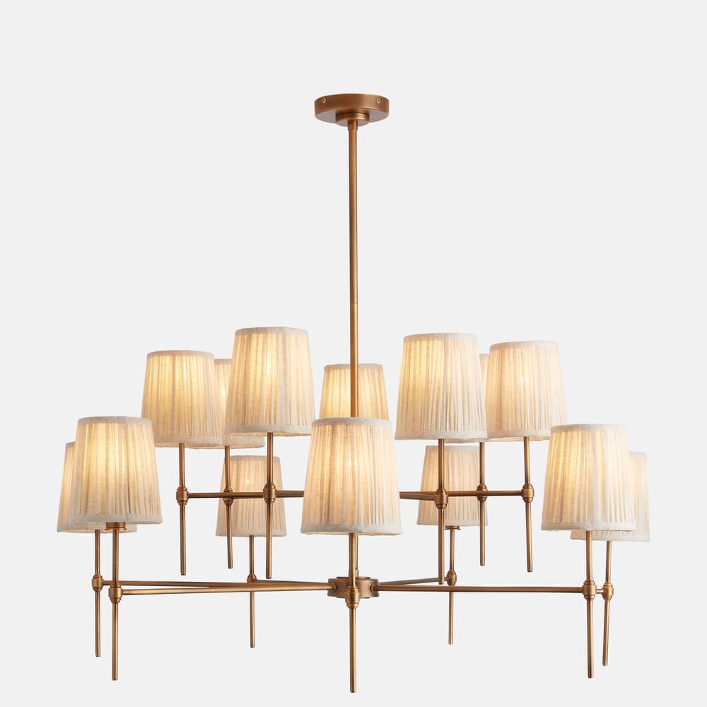 Isobella Chandelier - Antiqued Brass - Large - US - Images - Image 3