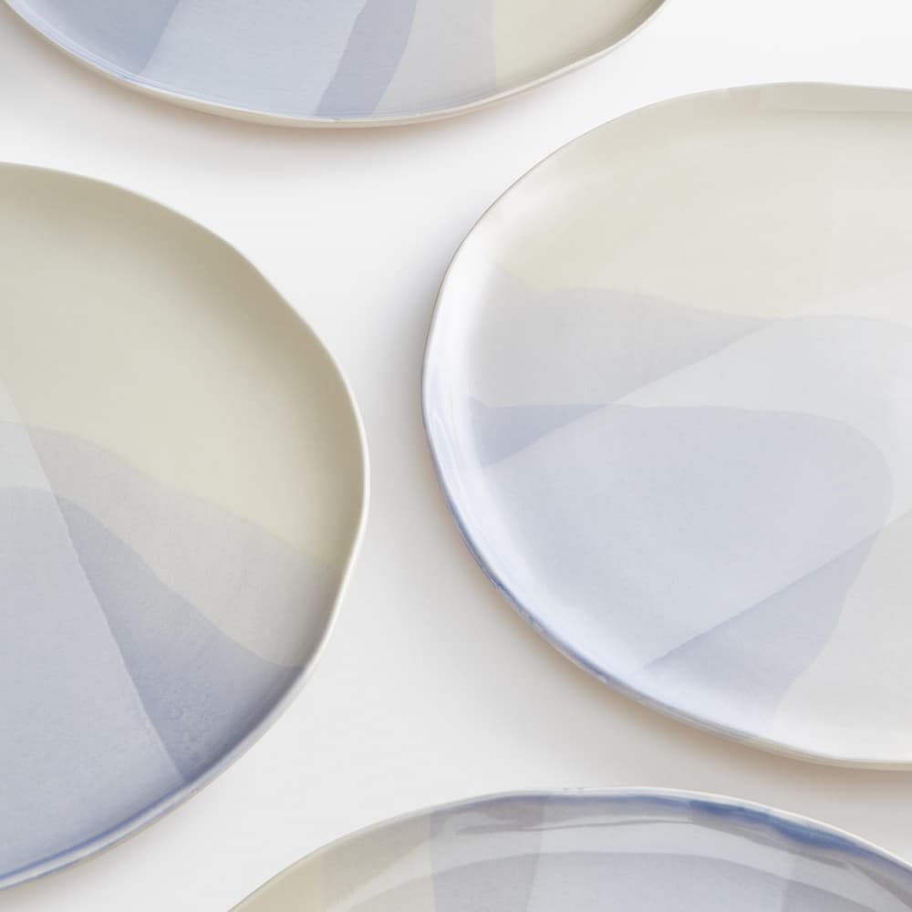 Delano Dinner Plate - Blue - Set of Four - Images - Image 3