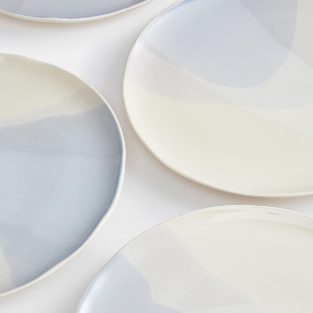 Delano Side Plate - Blue - Set of Four - Images - Image 3