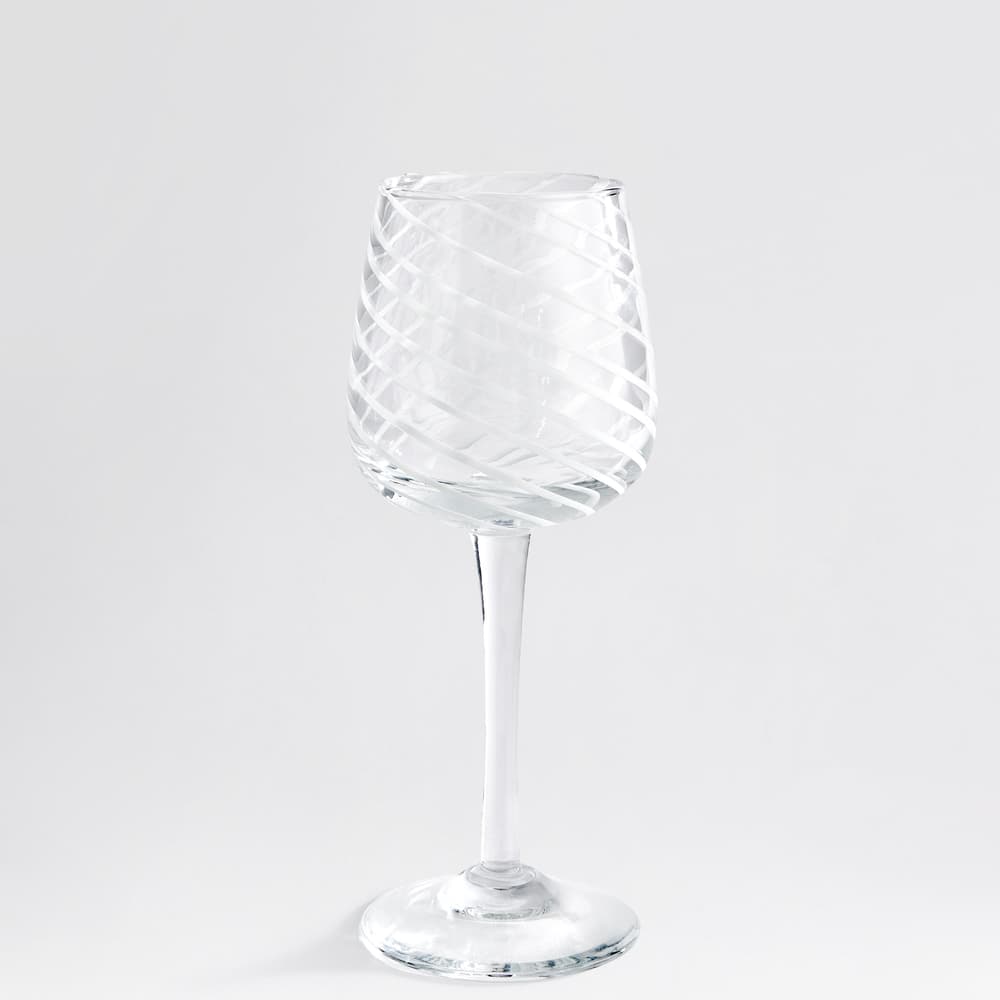 Coletta Red Wine Glass - White - Set of Four - Images - Image 3