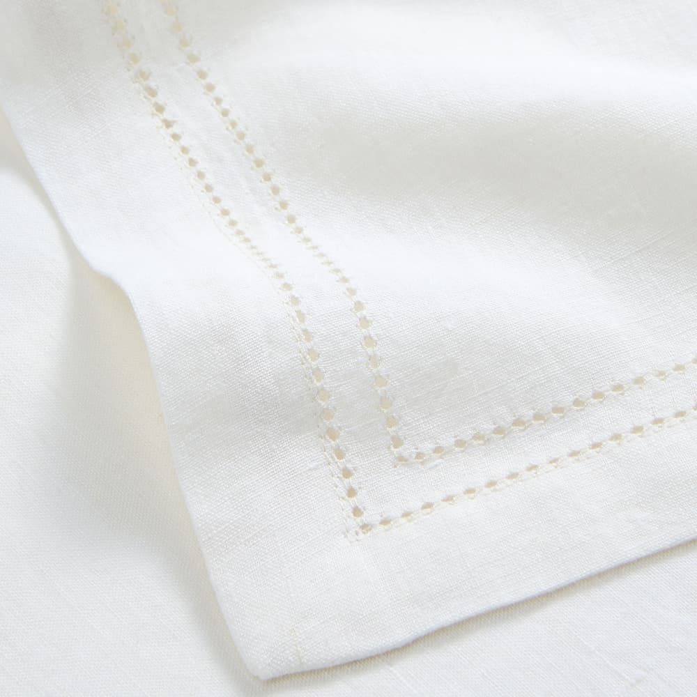 Finley Hemstitch Napkins - Set of Four - Images - Image 3