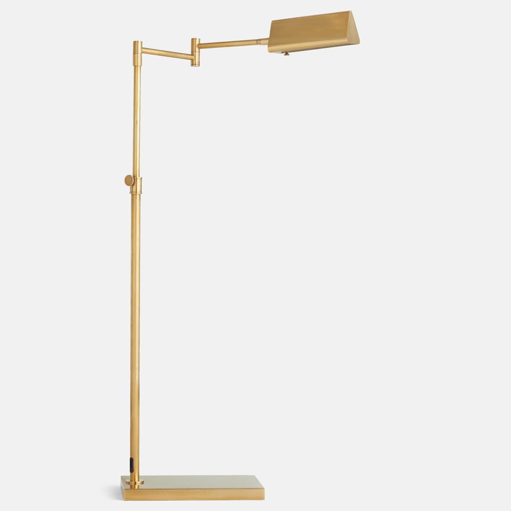 Selina Task Floor Lamp - Brass - Images - Image 3