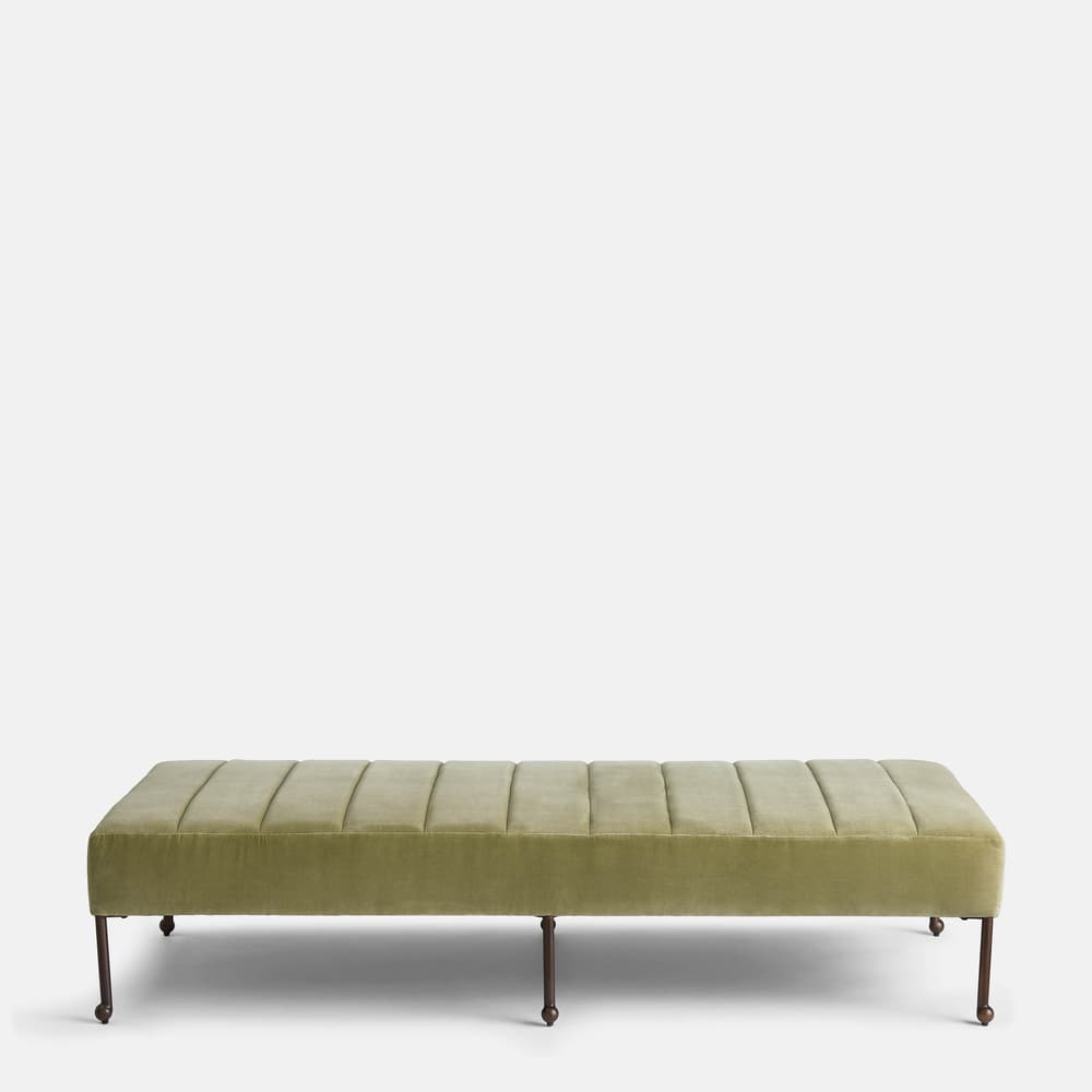 Poppy Bench - Velvet - Fern - Images - Image 3