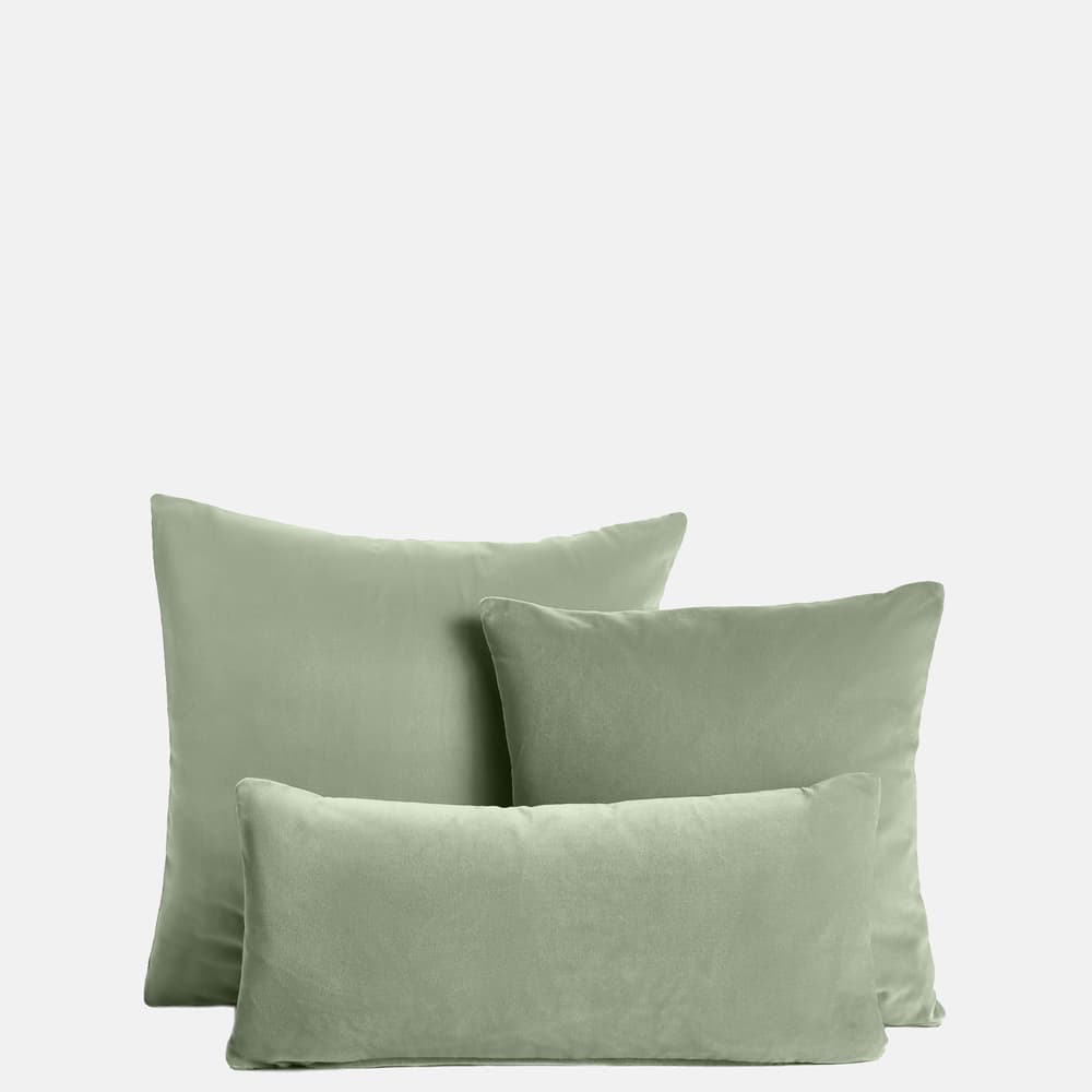 Monroe Large Square Cushion - Sage - Images - Image 3