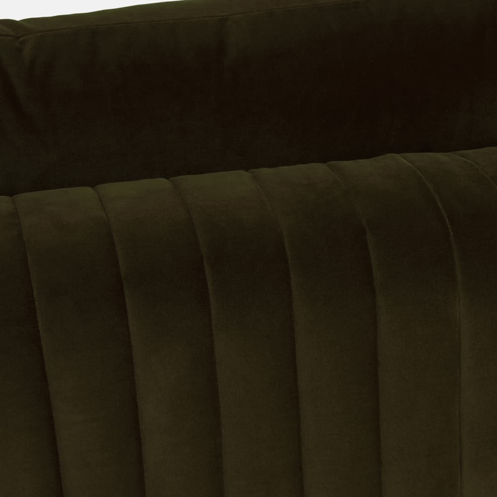 Vivienne Modular Corner Sofa - Velvet Olive - Listing - Image 3