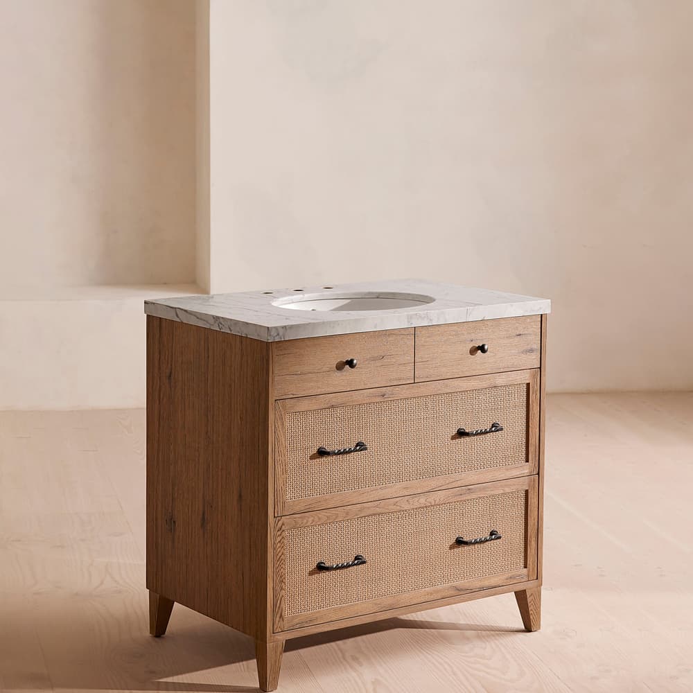 Hammond Single Vanity - Carrara Marble - Listing - Image 3