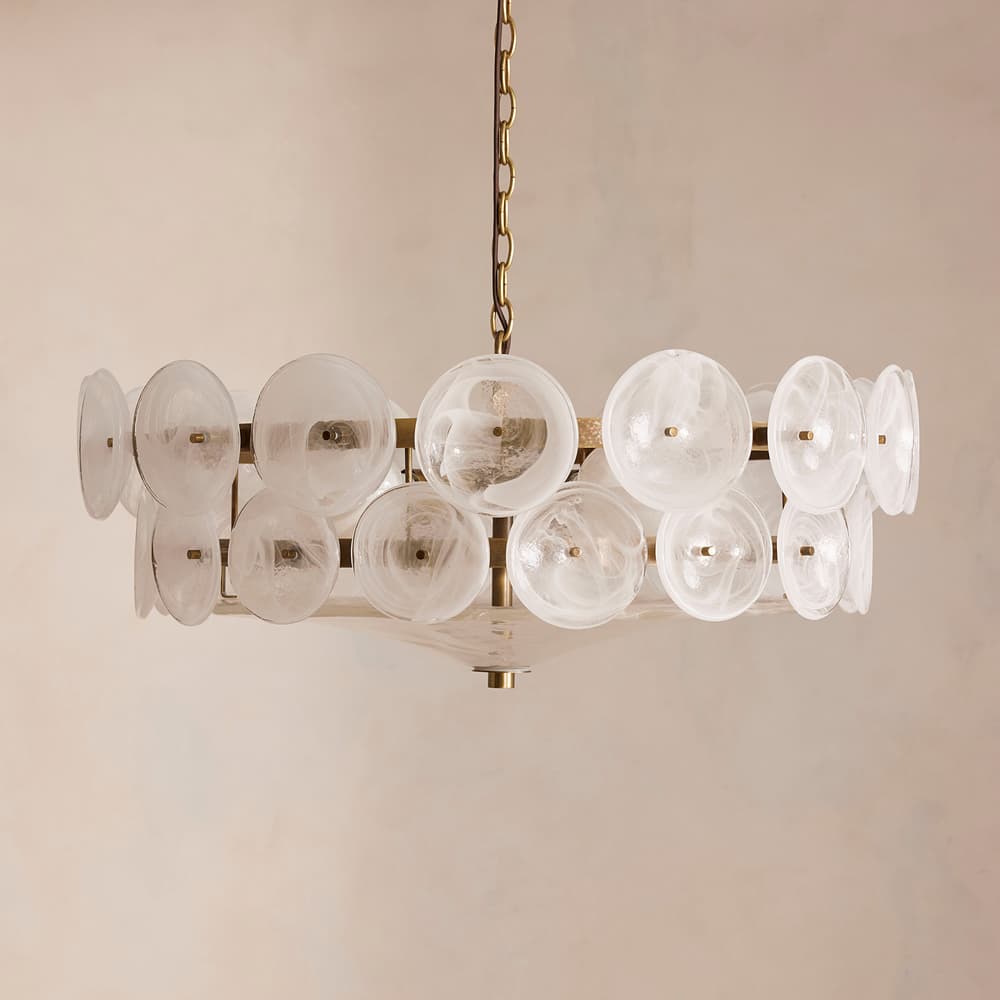 Lorenzo Chandelier - Milky Glass - Listing - Image 3