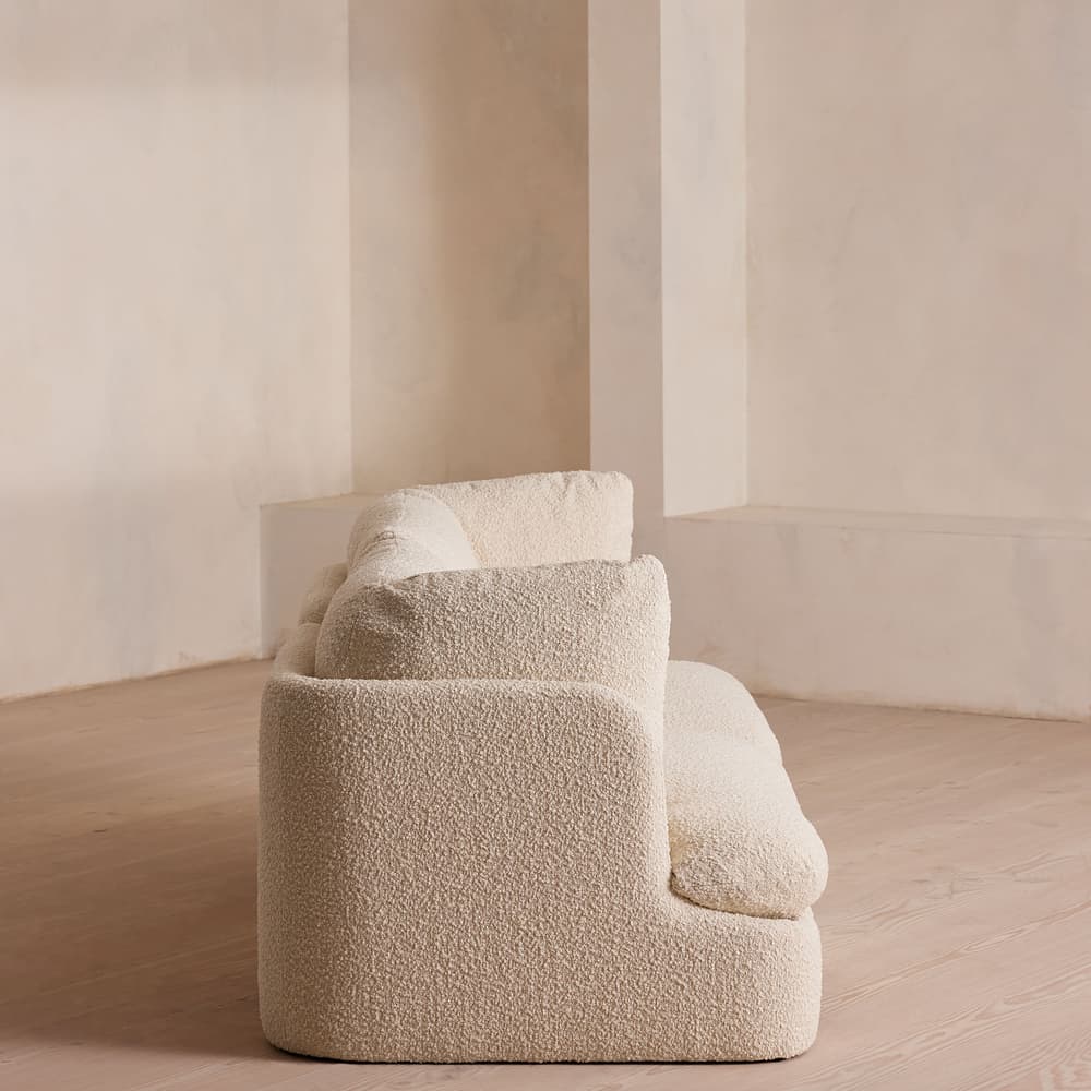 Odell Modular Sofa - Three Seater - Boucle - Natural - Images - Image 3