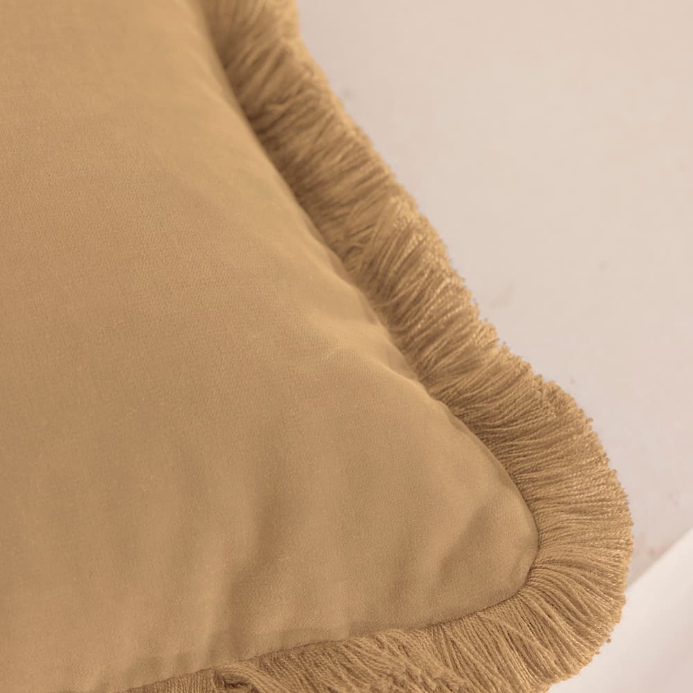 Margeaux Oblong Cushion - Camel - Images - Image 3