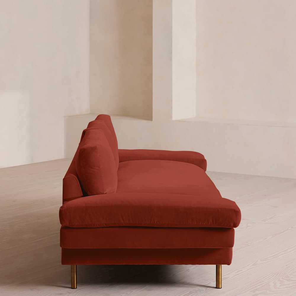 Bristol Sofa - Velvet - Rust - Images - Image 3